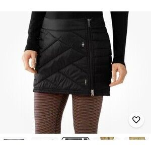 Smartwool Skirt Womens Medium Black Smartloft 120 Insulated Quilted Athletic SM